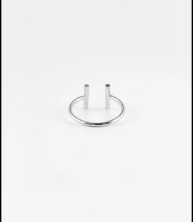 ZAG BIJOUX Bague acier  stark  TU PETIT DOIGT