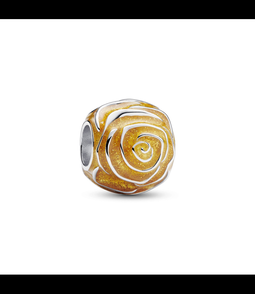 PANDORA charm rose jaune