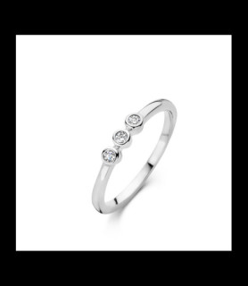NAIOMY Bague argent oxydes de zirconium  taille 56 uniquement