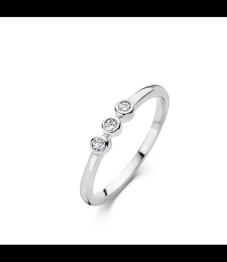 NAIOMY Bague argent oxydes de zirconium  taille 56 uniquement
