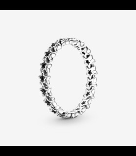 PANDORA Bague Couronne d'Étoiles Asymétriques TAILLE 50