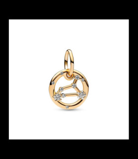 PANDORA Charm Pendant Signe du Lion  Métal doré à l'Or 14 carats
