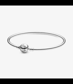 PANDORA Bracelet Jonc Fermoir Logo argent  taille 21 cm