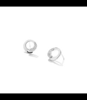 GAREL Boucles d'oreilles puces Envol semi-pavées 0.15 CT GVS