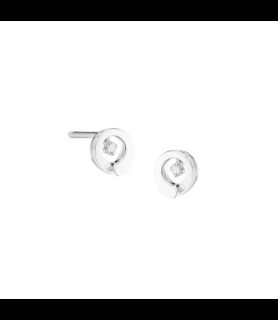GAREL Boucles d'oreilles Garel Envol en or blanc et diamants de 0.06ct GVS