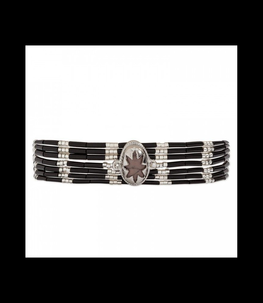 HIPANEMA BRACELET IBIS BLACK TAILLE S