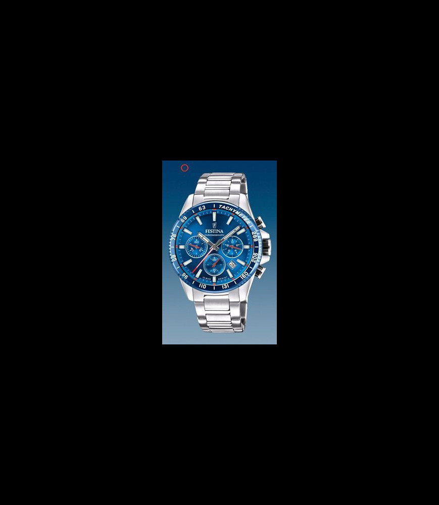 FESTINA MONTRE  F20560/3 BLEU, BRACELET ACIER INOXYDABLE, HOMME