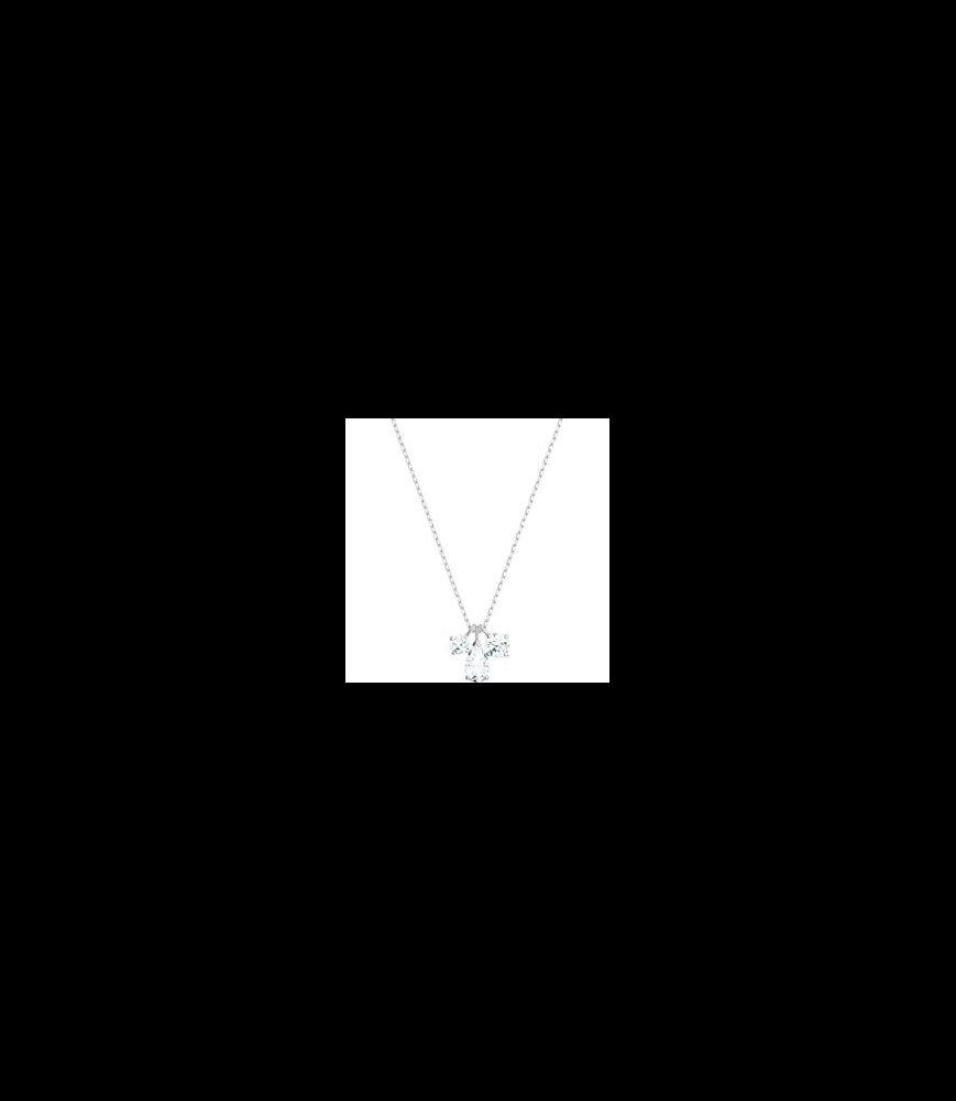SWAROVSKI Pendentif Attract Tailles variées, Groupe, Blanc, Métal rhodié