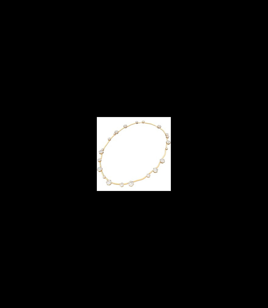 SWAROVSKI Collier Constella Diverses tailles rondes, Blanc, Placage de ton or