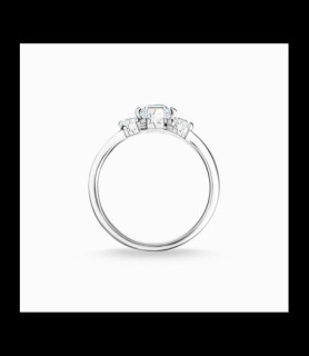THOMAS SABO Bague avec pierres blanches argent TAILLE 54