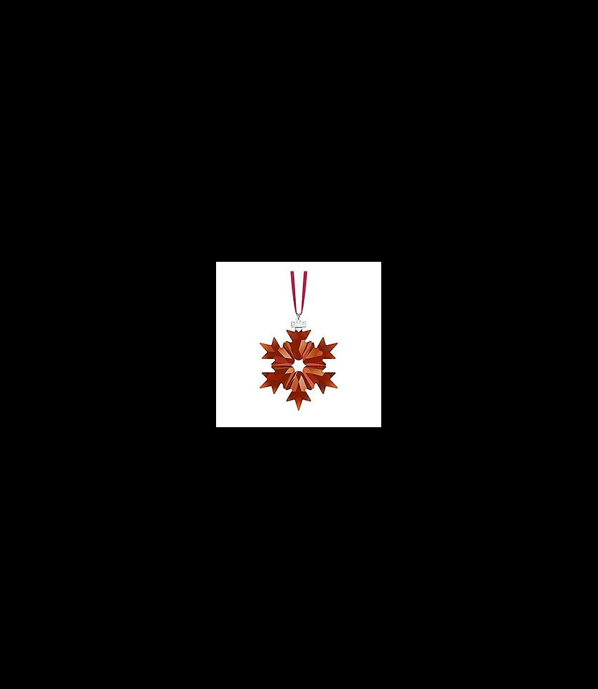 flocon rouge swarovski 2018