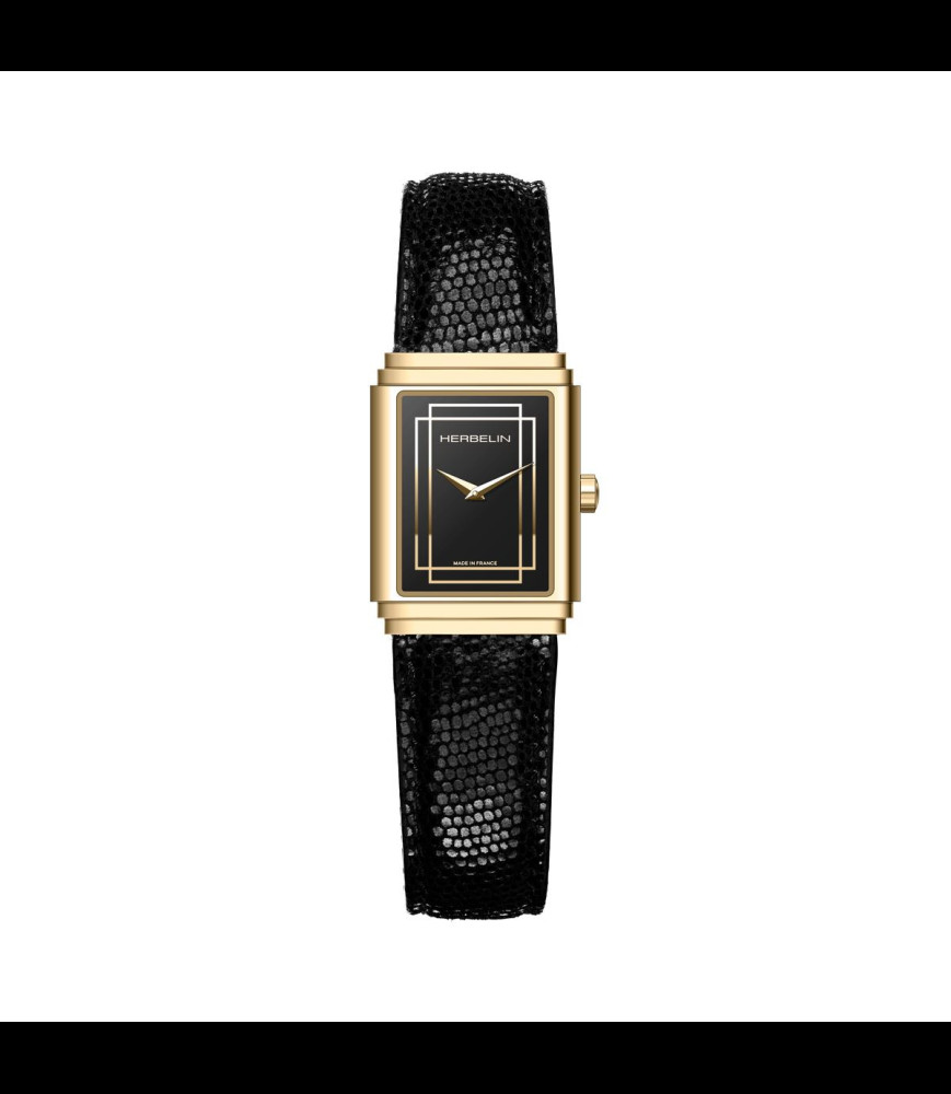 HERBELIN ART DÉCO – 1925’S EMPIRE – PVD OR JAUNE