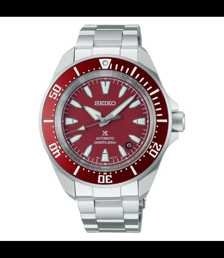 SEIKO Montre PROSPEX Samuraï Automatique Cadran Rouge