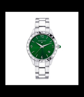 MAUBOUSSIN Montre Il est Grand Temps verte