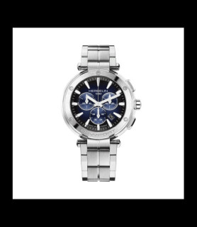 HERBELIN NEWPORT – CHRONONOGRAPHE – ACIER & NOIR
