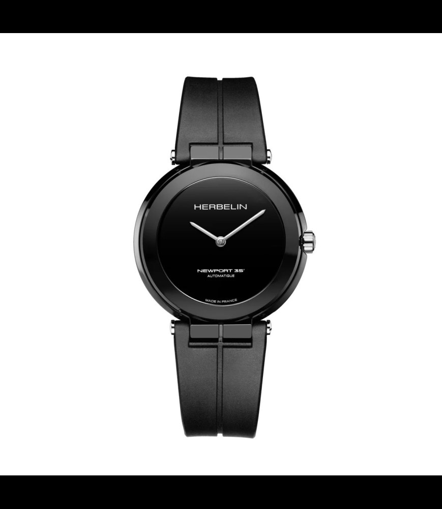 HERBELIN NEWPORT – AUTOMATIQUE – CÉRAMIQUE NOIRE