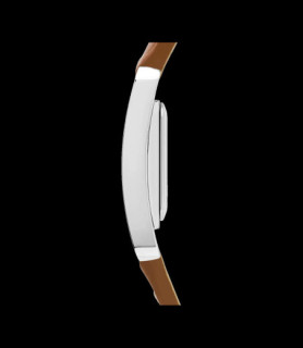 HERBELIN MONTRE Ve AVENUE – BRACELET DOUBLE – ACIER & CUIR BRUN
