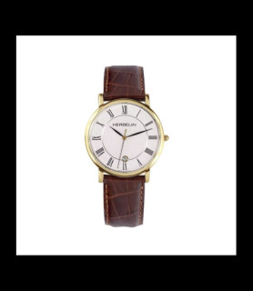 HERBELIN MONTRE Herbelin Classique en Cuir Marron