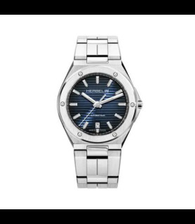 HERBELIN MONTRE CAP CAMARAT – AUTOMATIQUE DATE – ACIER & BLEU