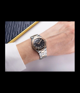 HERBELIN MONTRE CAP CAMARAT – BICOLORE – NACRE NOIRE