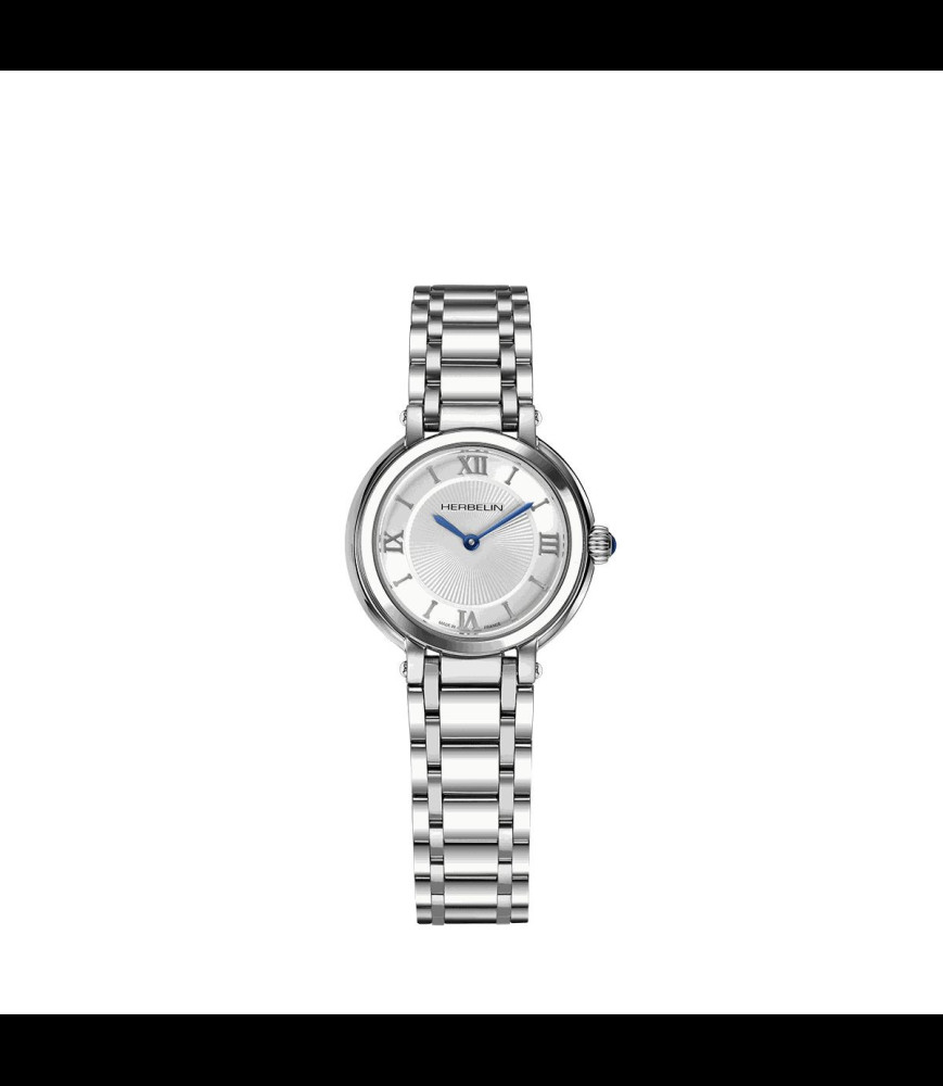 HERBELIN MONTRE GALET – QUARTZ – ACIER