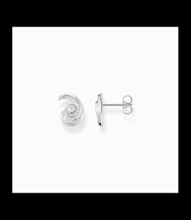 THOMAS SABO Clous d'oreilles vague vec pierres
