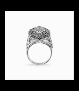 THOMAS SABO Bague tête de mort maori tour de doigt 64