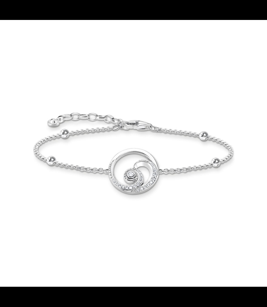 THOMAS SABO Bracelet vague vec pierres