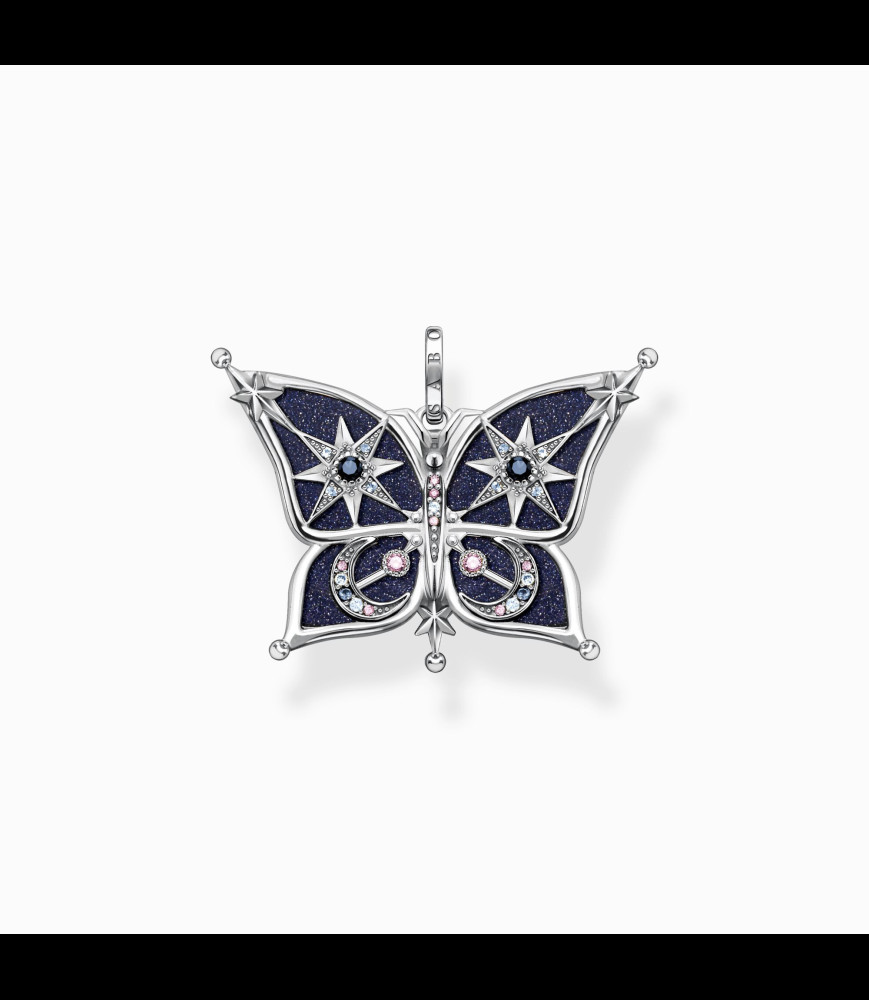 THOMAS SABO Pendentif papillon étoile & lune argent   la chaine n est pas incluse