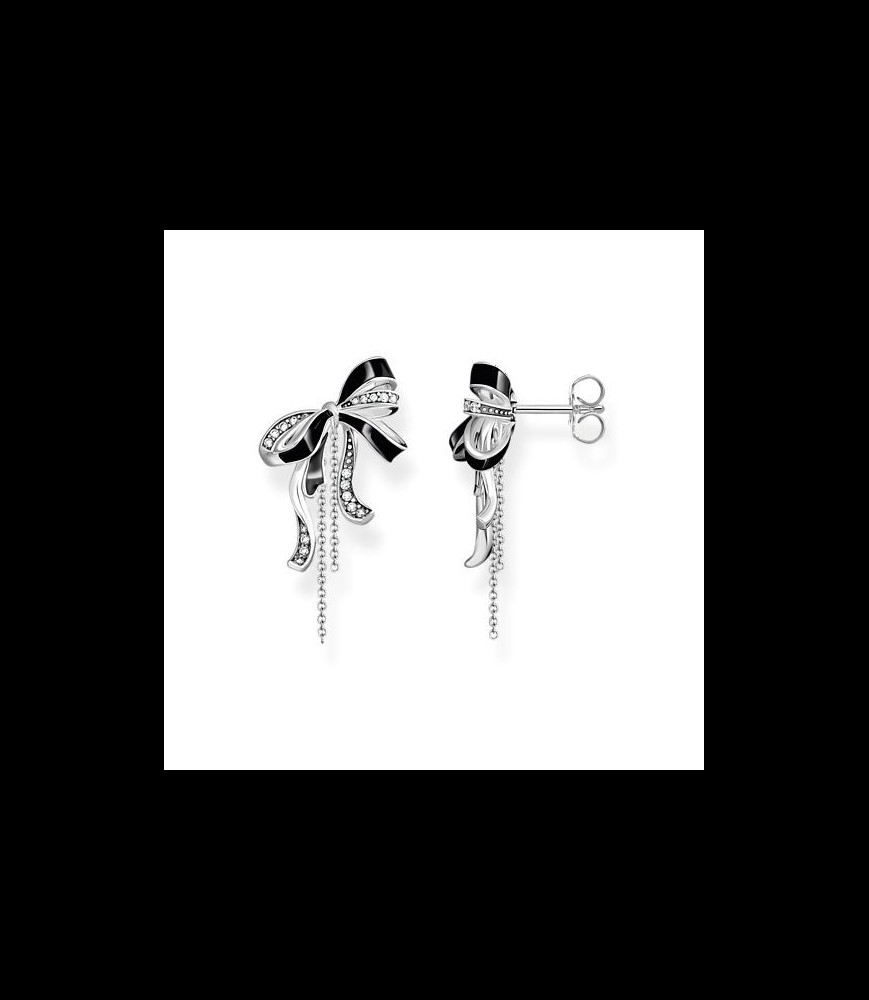 THOMAS SABO Boucles d'oreilles en forme de boucle Lovely Romance Argent