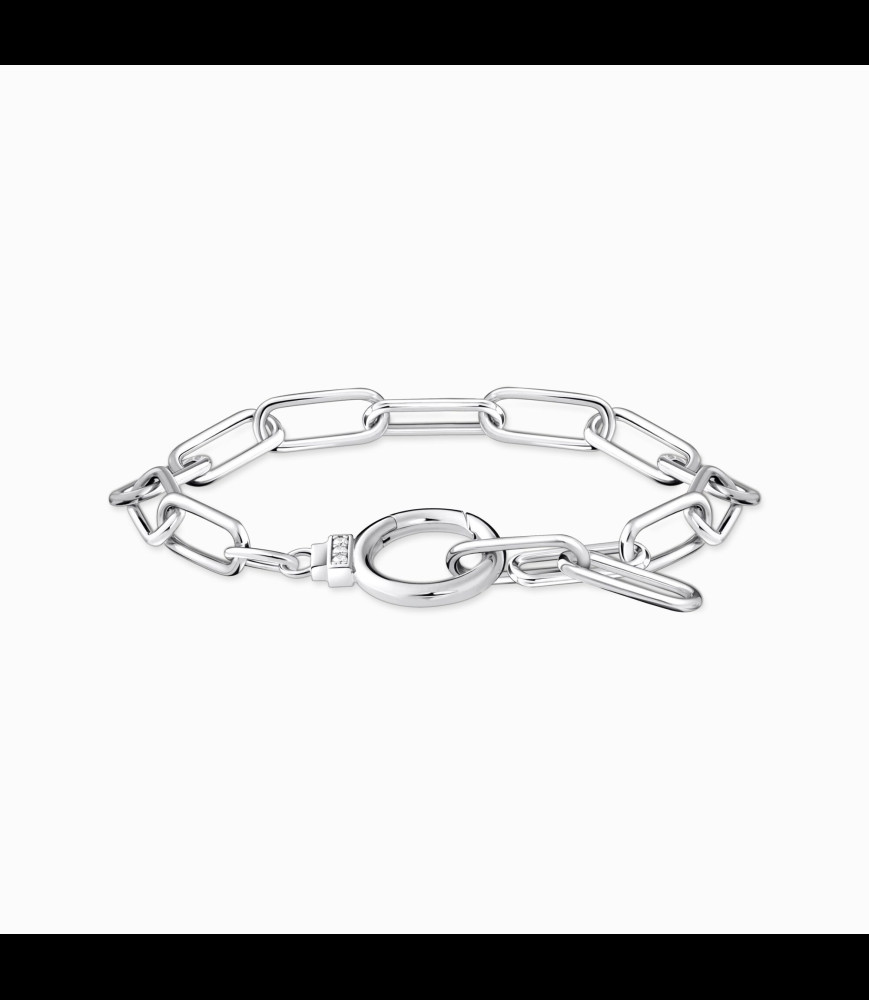 THOMAS SABO Bracelet à maillons avec fermoir anneau 19 CM