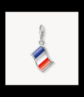 THOMAS SABO Breloque Charm en argent drapeau français