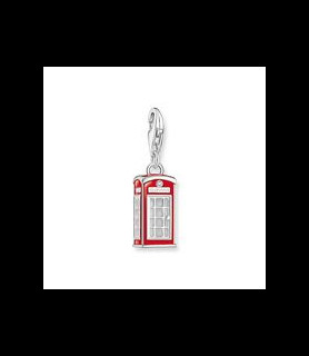THOMAS SABO Breloque Charm cabine téléphonique rouge LONDRES en argent