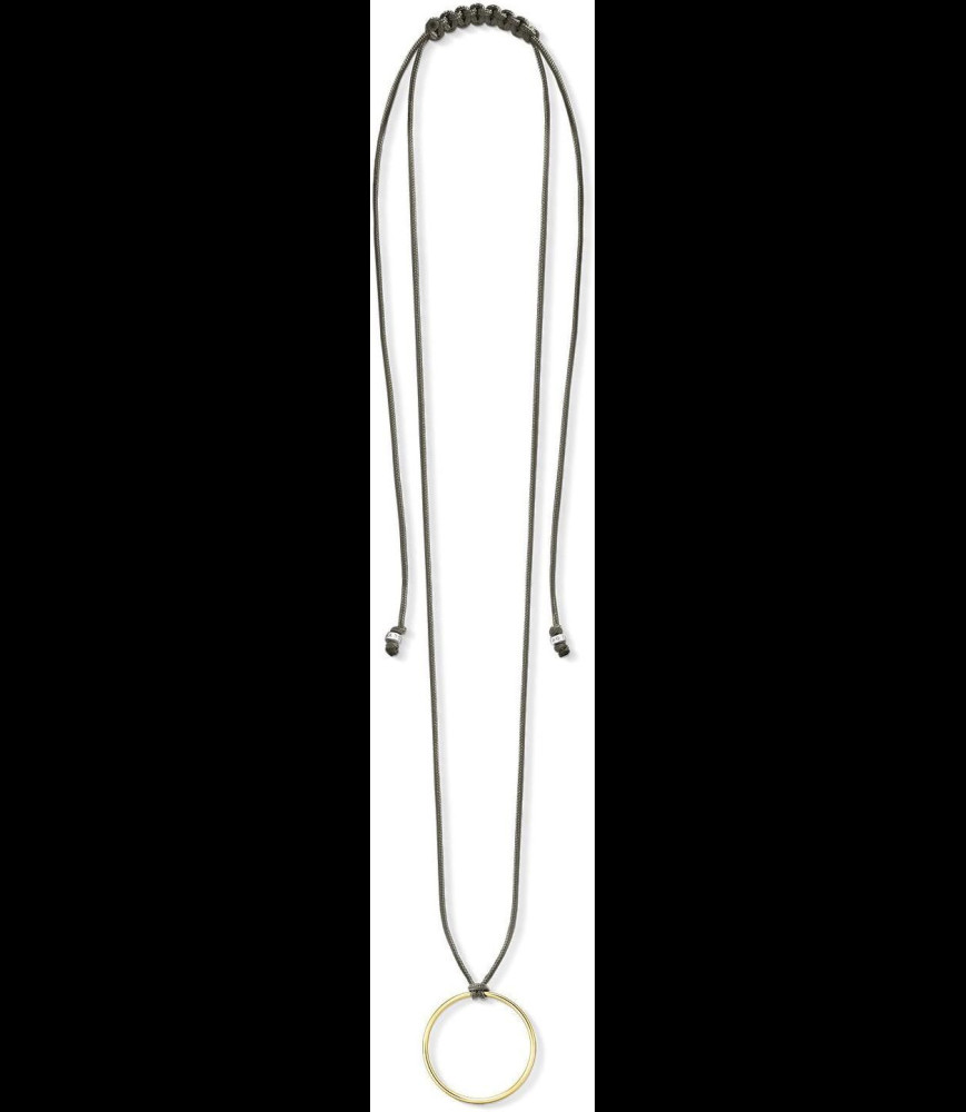 THOMAS SABO Chaîne à breloque pour femme MARRON ROND DORE