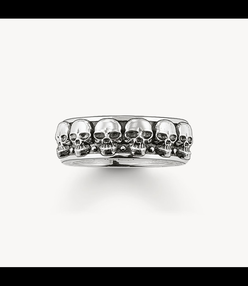 THOMAS SABO Bague têtes de mort TAILLE 62 ou 64 à préciser