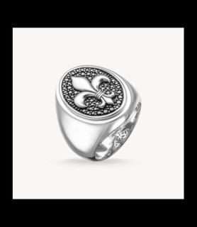 THOMAS SABO Chevalière fleur de lys TAILLE 64 uniquement