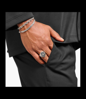 THOMAS SABO Chevalière fleur de lys TAILLE 64 uniquement