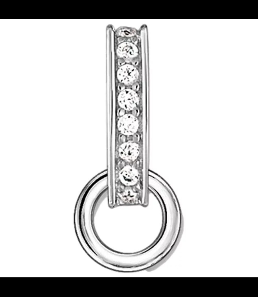 THOMAS SABO Carrier tres petit oxydes de zirconium