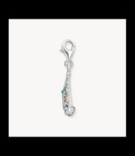 THOMAS SABO Pendentif Charm turquoises voilier argent