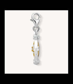 THOMAS SABO Pendentif Charm lune et étoile mobiles