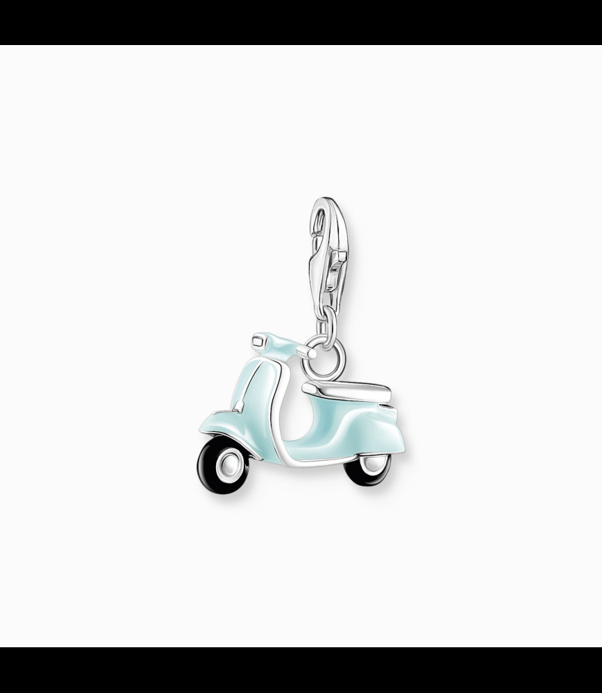 THOMAS SABO Pendentif Charm turquoise scooter argent
