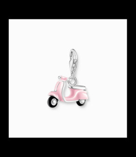 THOMAS SABO Pendentif Charm scooter rose argent