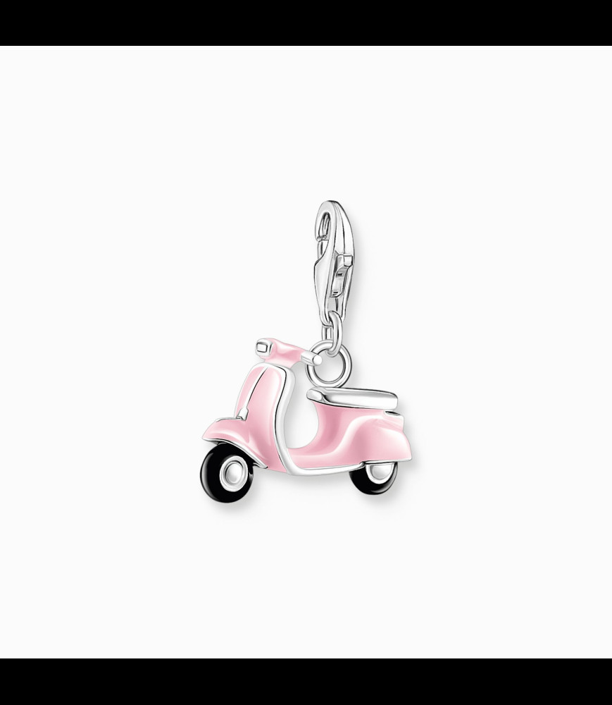 THOMAS SABO Pendentif Charm scooter rose argent