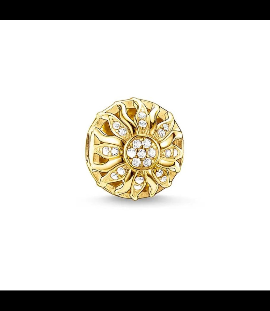 THOMAS SABO Bead soleil radieux doré oxydes de zirconium