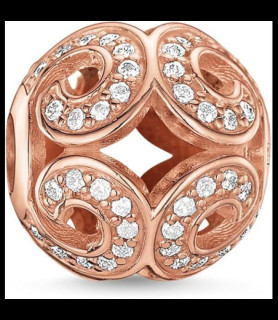 THOMAS SABO Bead rose gold oxydes de zirconium