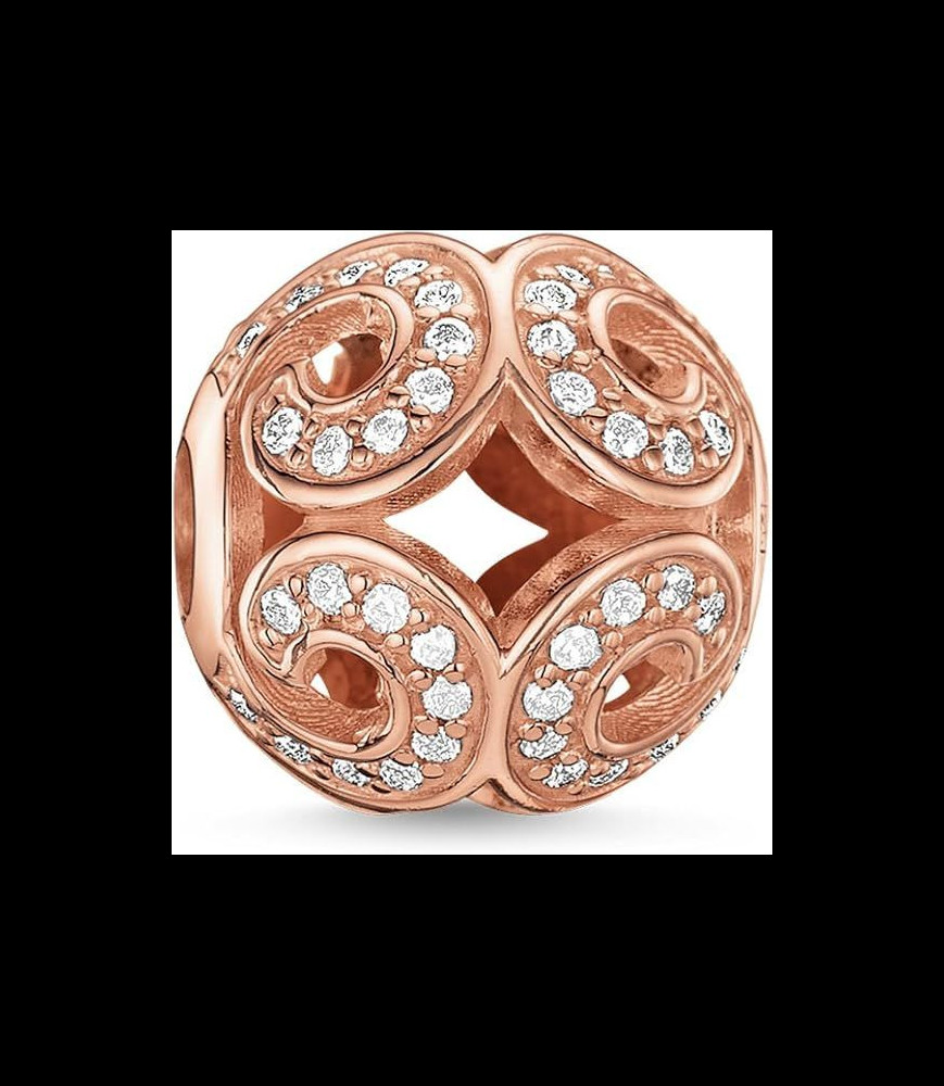 THOMAS SABO Bead rose gold oxydes de zirconium