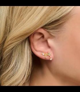THOMAS SABO Boucles d oreilles plaqué or étoiles