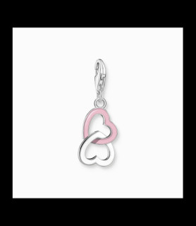 THOMAS SABO Pendentif Charm cœur rose argent