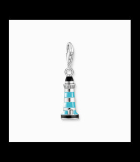THOMAS SABO Pendentif Charm phare turquoise argent