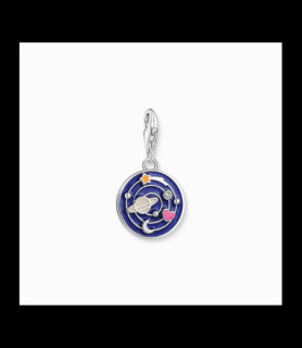 THOMAS SABO Pendentif Charmista As we Dream Galaxie en Argent 925 - 2042-691-7